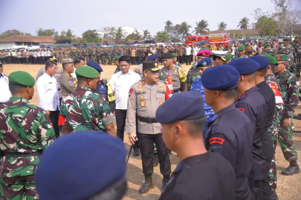 Ribuan Personel Siaga Amankan Kunjungan Presiden Jokowi 6056