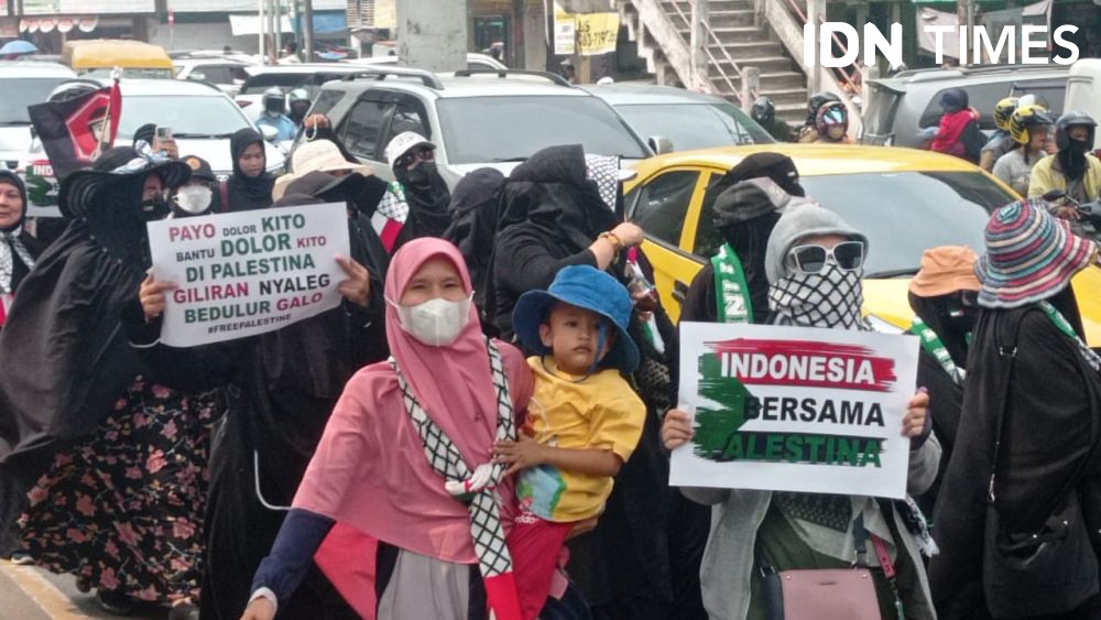 Ribuan Orang Palembang Aksi Damai Solidaritas Bela Palestina 