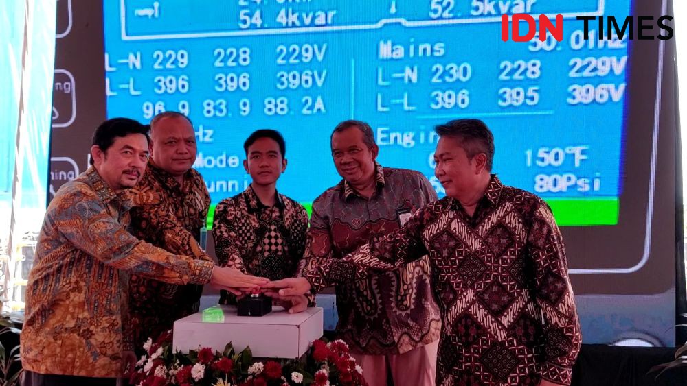 Gibran Resmikan PLTSa Solo, Pertama di Indonesia pakai Metode Gasifier