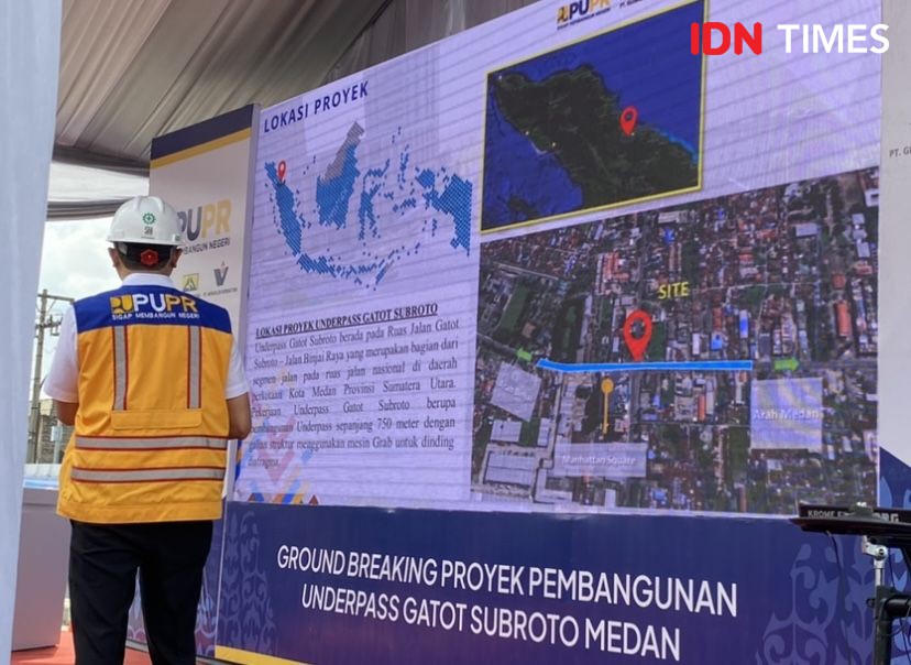 Underpass Gatot Subroto Medan Ditarget Rampung Satu Tahun