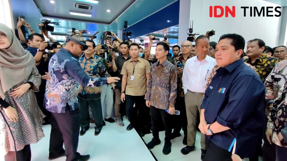 Bertemu di Industry Summit, Erick Thohir Puji Prestasi Gibran