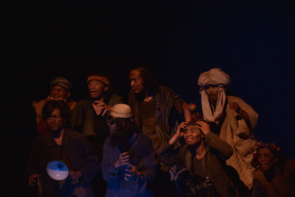 Pentas Pilgrim 2 Karya Teater Kober Kembali Hadir di Tambud Lampung