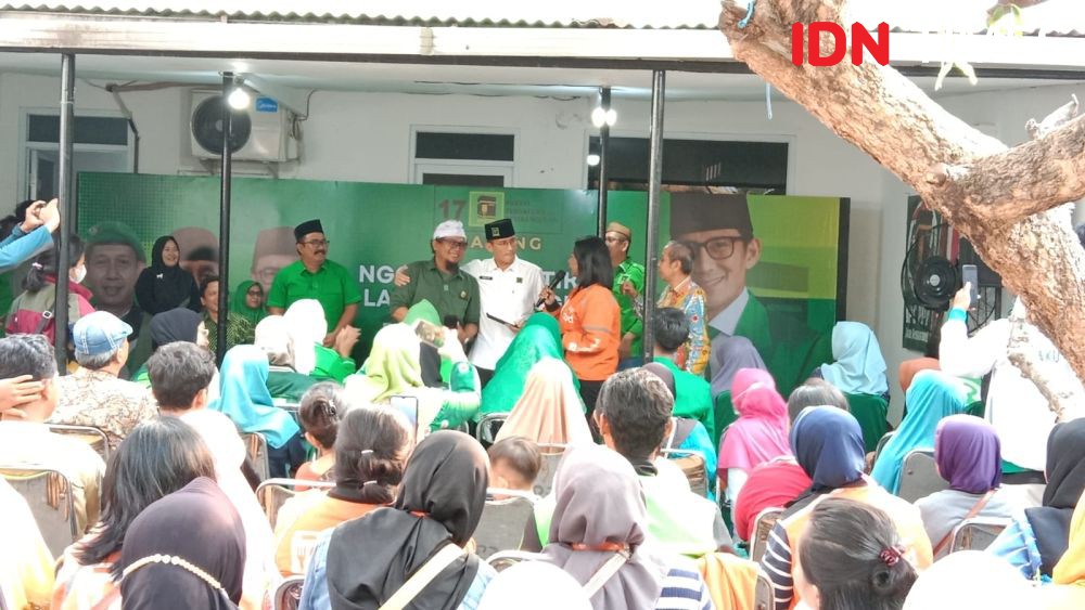 Sandiaga Uno Targetkan PPP Raup 11 Juta Suara di Jawa Tengah