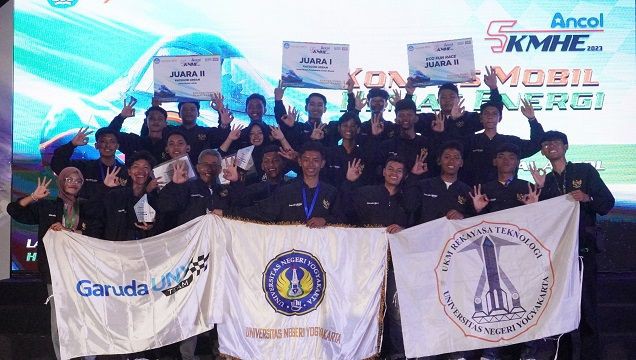 Garuda UNY Team Sabet Juara Kontes Mobil Hemat Energi 2023