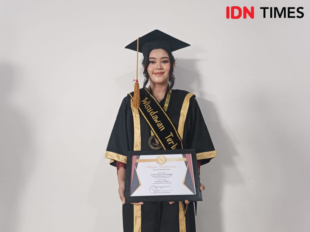 [Wansus] Grisella Sinulingga, Mahasiswi Rantau Wisudawan Terbaik ITERA