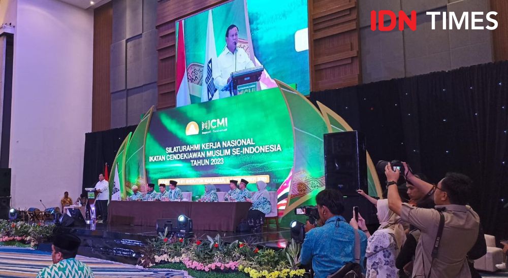 Di Makassar, Prabowo Bicara Kekayaan Alam Dikuras Asing
