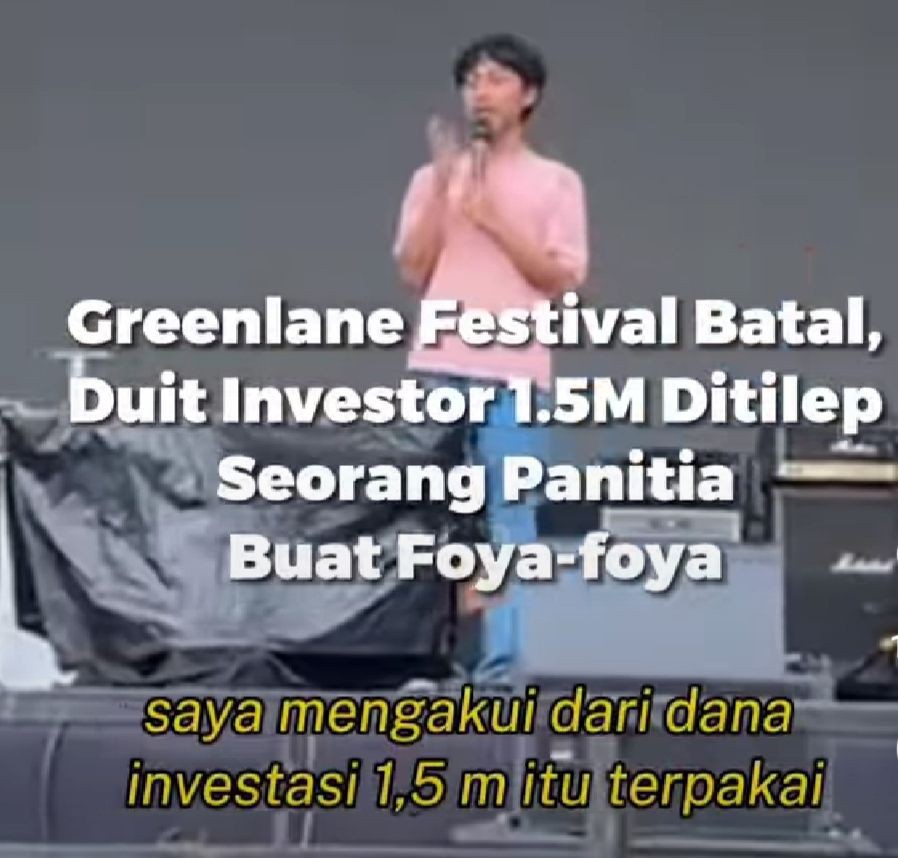 Panitia Greenlane Festival Janji Kembalikan Uang Tiket Penonton