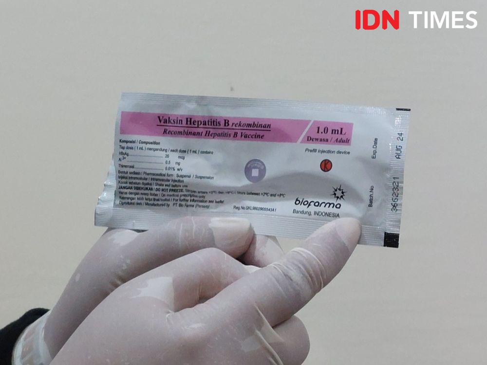 Menkes Jalani Imunisasi Hepatitis B di RSUD Kabupaten Tangerang
