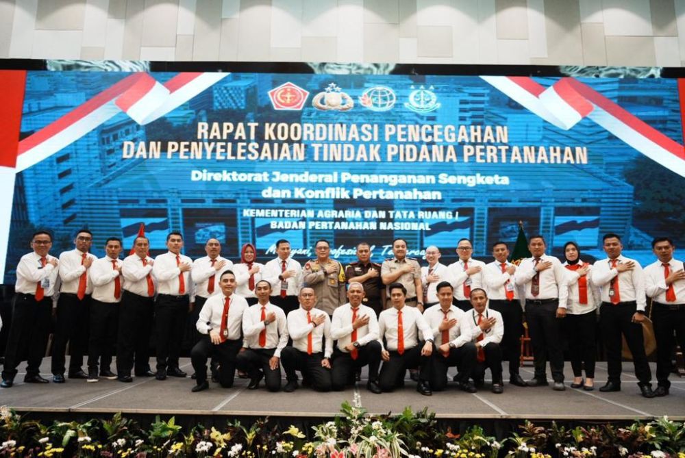 Ungkap 2 Kasus Mafia Tanah, Polda Lampung Diganjar Pin Emas Menteri BPN