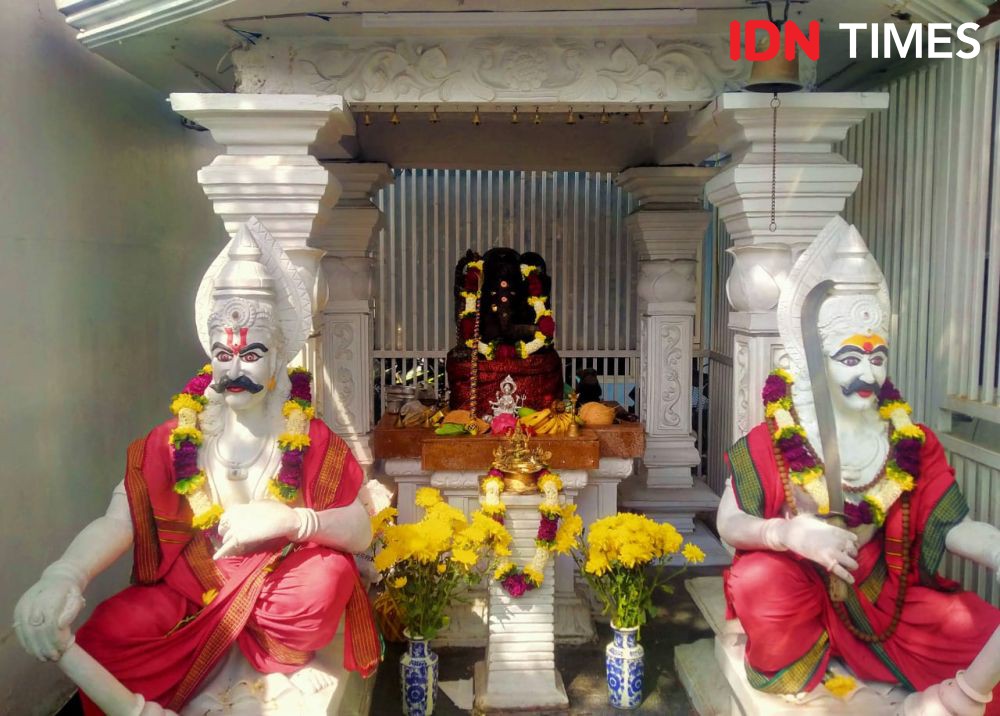 Kuil Ganesha Hindu Jadi Tempat Ibadah Anak-anak di Hari Deepavali