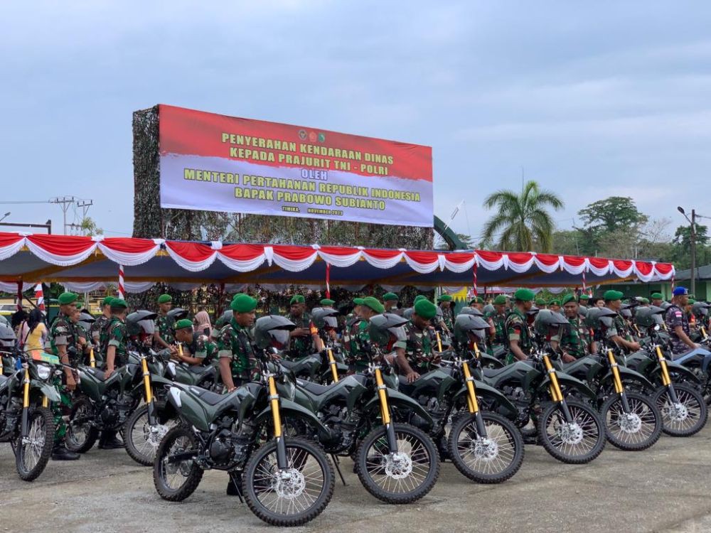 Kemenhan Siapkan 1.270 Motor untuk Babinsa di Seluruh Indonesia