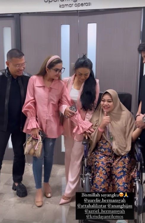 7 Potret Ashanty Krisdayanti Dan Geni Faruk Dampingi Aurel