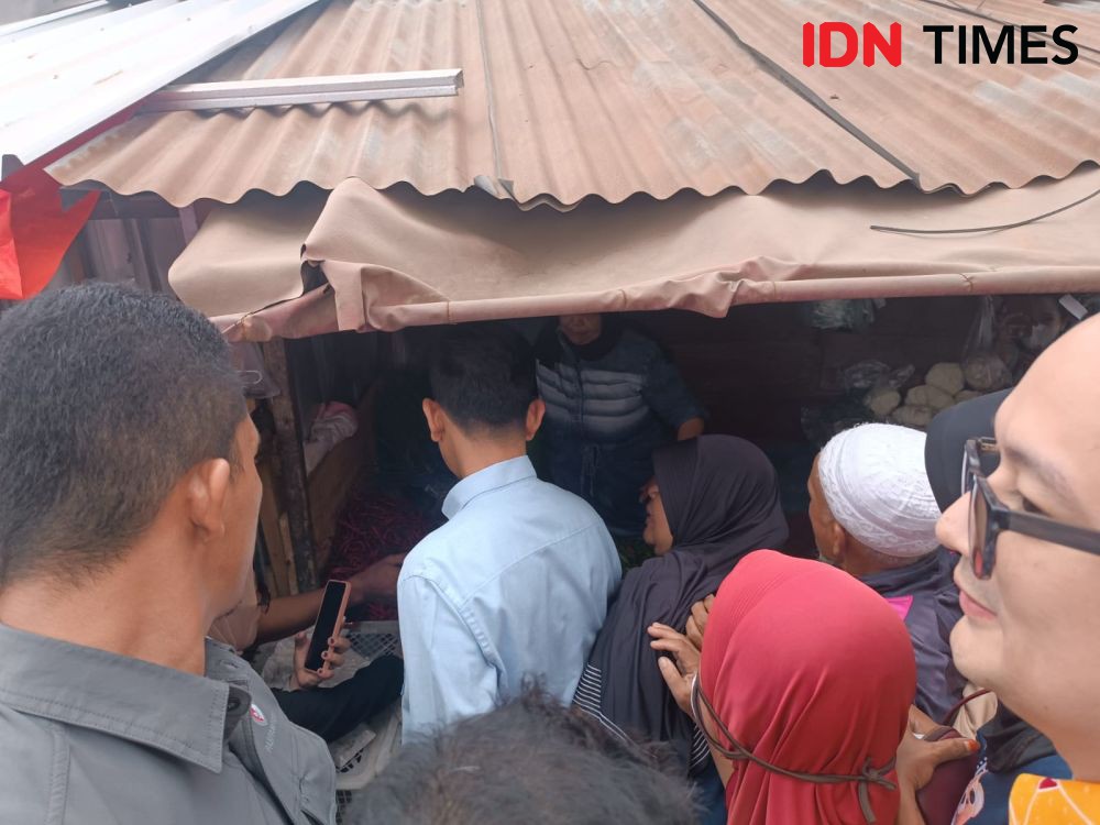 Cerita Pedagang Pasar Natar Bahagia Lapak Dagangan Diborong Gibran