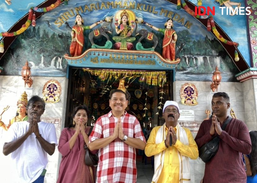 Ribuan Umat Hindu Rayakan Deepavali di Kuil Shri Mariamman