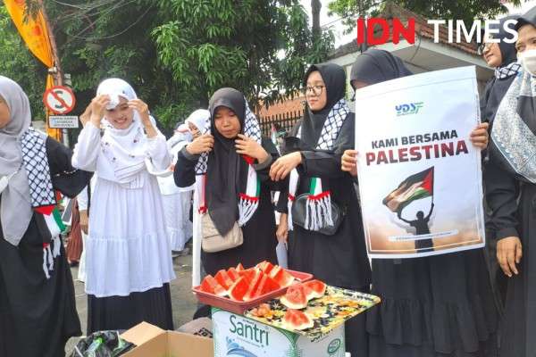 Bela Palestina Di Surabaya Serukan Boikot Produk Israel