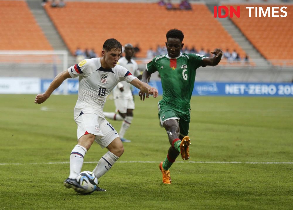 Potret Aksi Amerika Serikat kontra Burkina Faso di Piala Dunia U-17