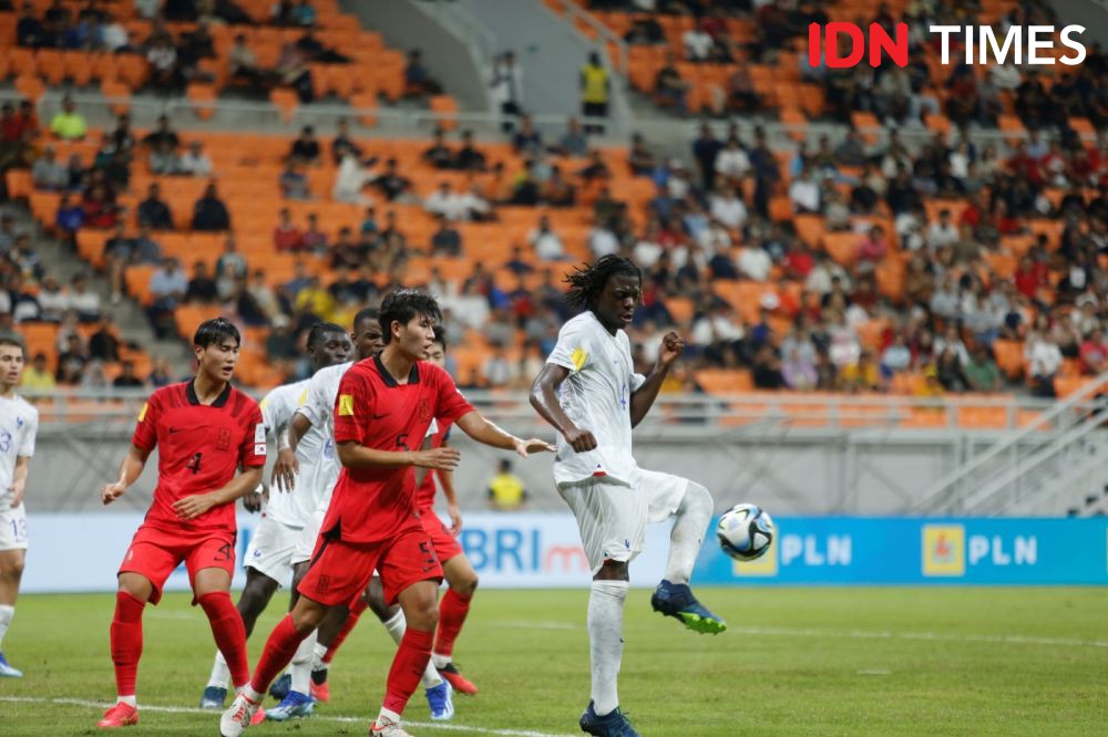 Potret Aksi Prancis Versus Korea Selatan di Piala Dunia U-17