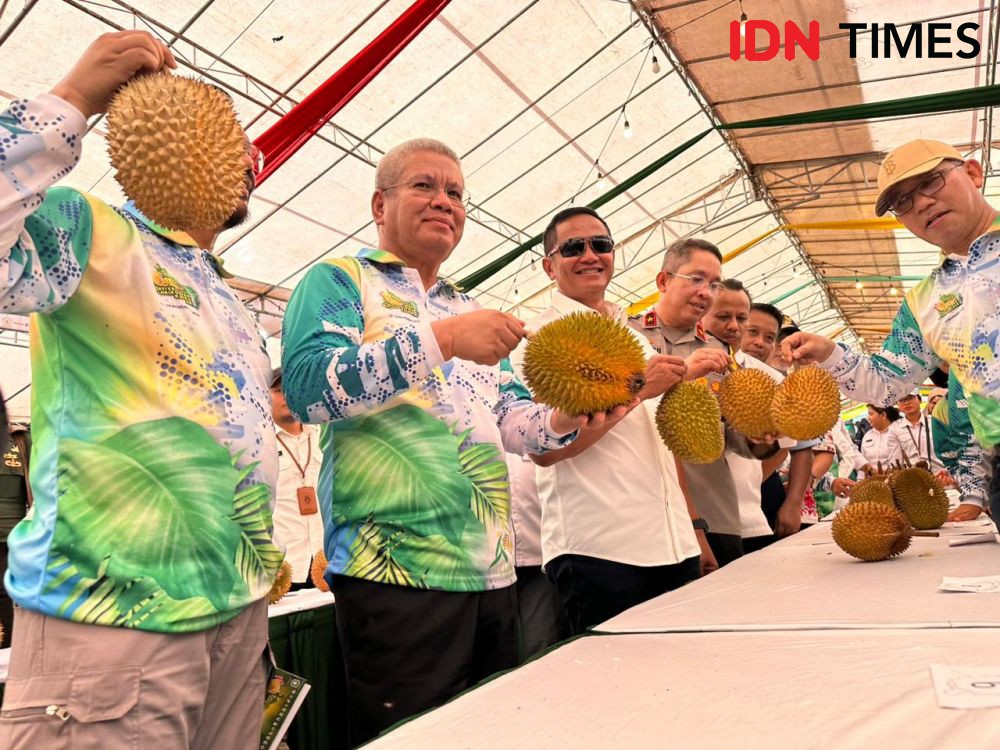 Puluhan Jenis Durian Dipamerkan di Festival Buah Khas Kalimantan Barat