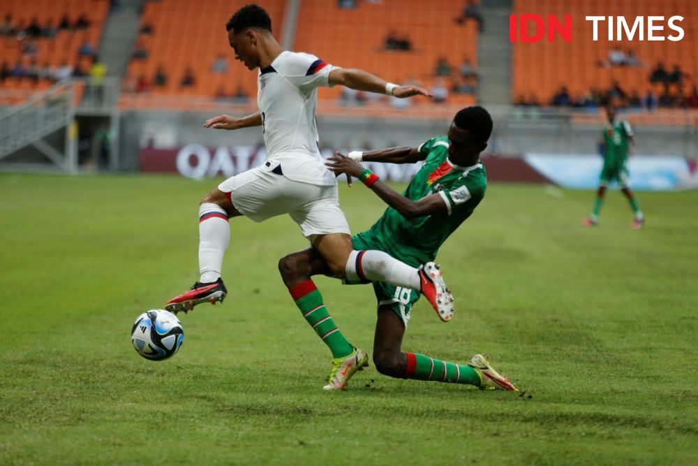 Potret Aksi Amerika Serikat kontra Burkina Faso di Piala Dunia U-17