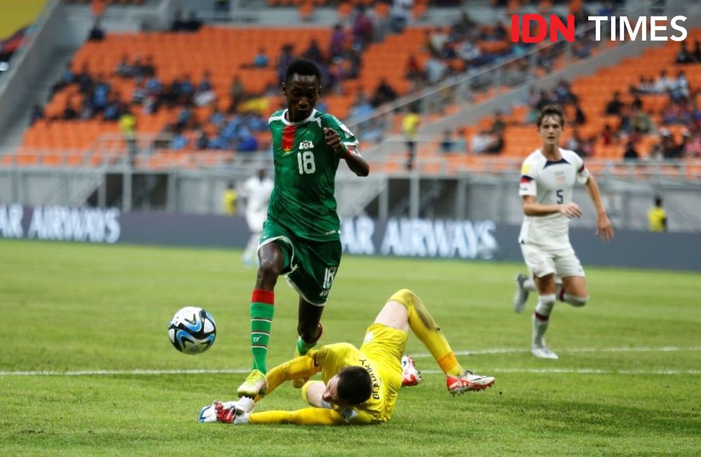 Potret Aksi Amerika Serikat kontra Burkina Faso di Piala Dunia U-17