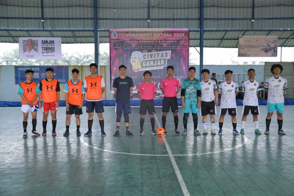 Civitas Ganjar Sumut Gaet Anak Muda dengan Turnamen Futsal