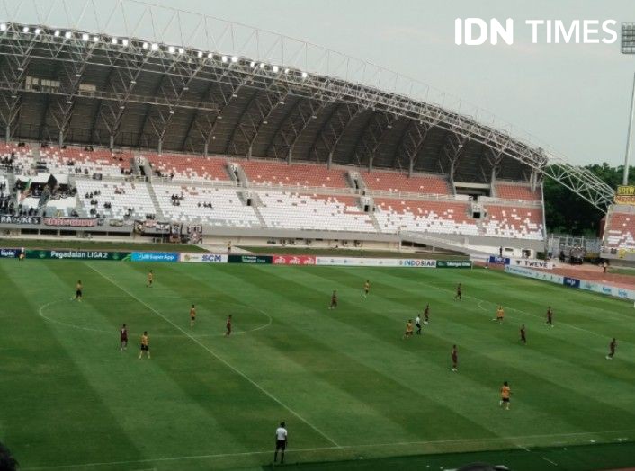 Suporter Sriwijaya FC Kesal Dilarang Masuk ke Stadion GBLA Bandung