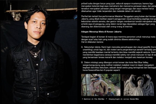 Penjelasan Baskara Hindia Usai Konsernya Dituding Sebar Ajaran Satanic