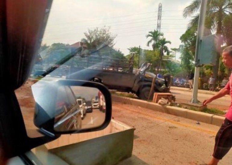 Kecelakaan Truk dan Pikap di Jalinsum Ogan Ilir Tewaskan 1 Orang