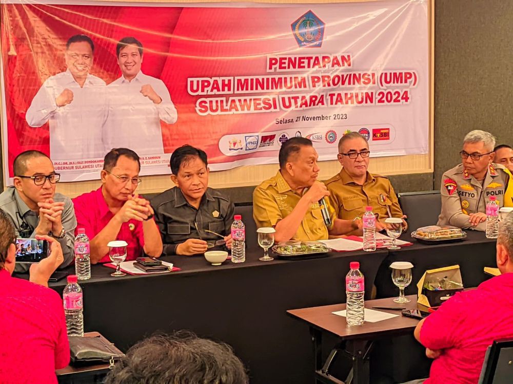 UMP Sulawesi Utara Naik Rp60 Ribu, Pemprov Pertimbangkan Investasi