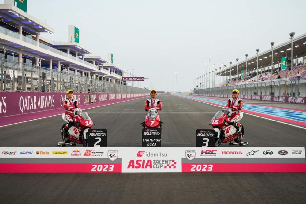 Pembalap Binaan Astra Honda Panen Rekor di Asia Talent Cup 2023 