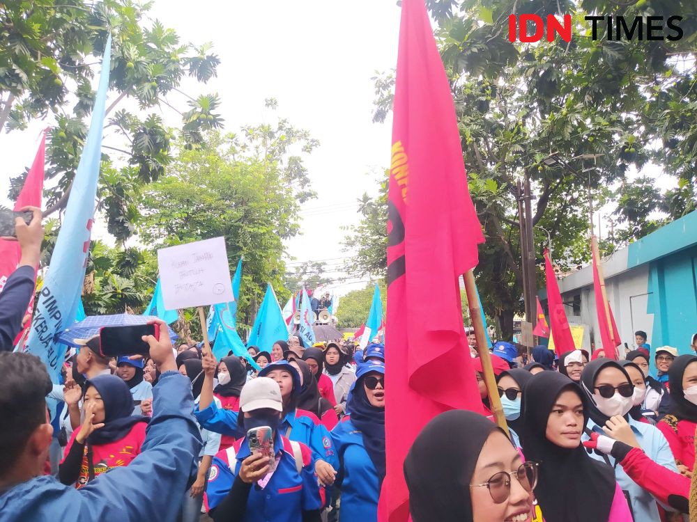 Tuntut Upah, Buruh di Cimahi Ancam Kepung Rumah Gubernur Jabar