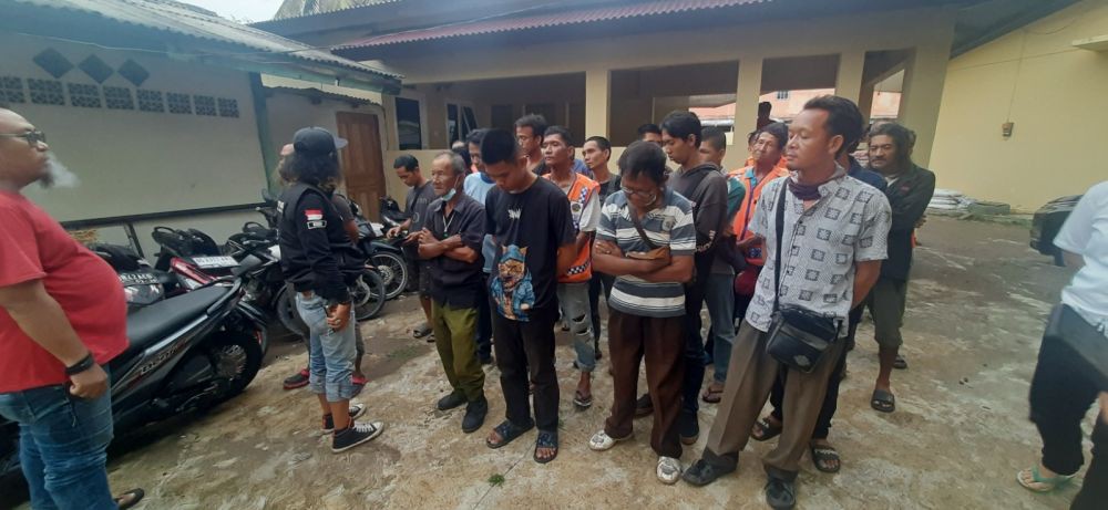 Polda Sumsel Amankan Puluhan Jukir Liar di Palembang  