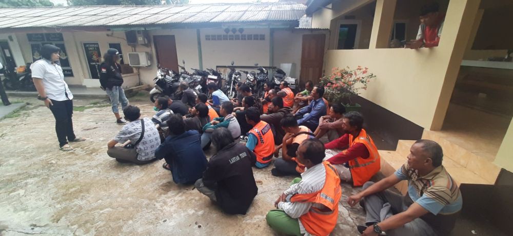 Polda Sumsel Amankan Puluhan Jukir Liar di Palembang  