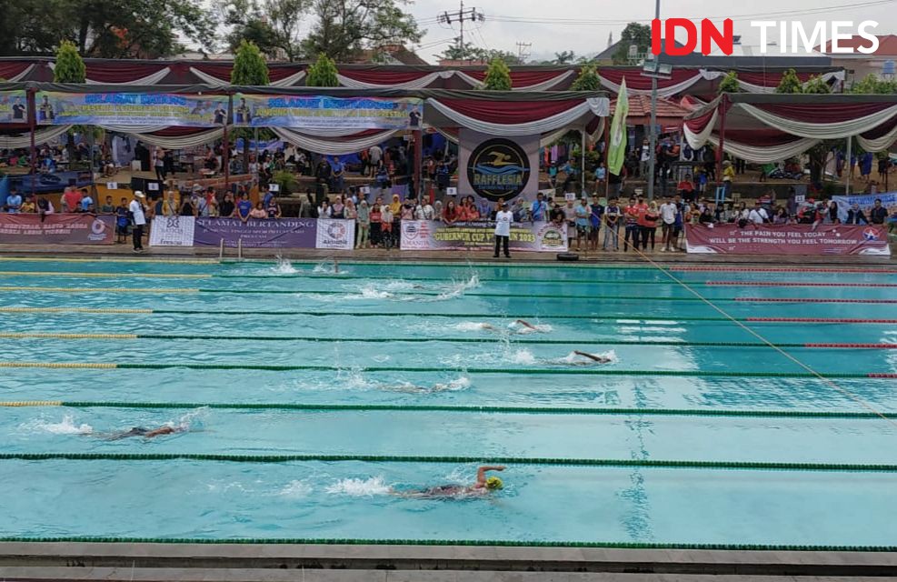 Ribuan Perenang Adu Cepat di Kejuaraan Lampung OSC Gubernur Cup V 2023