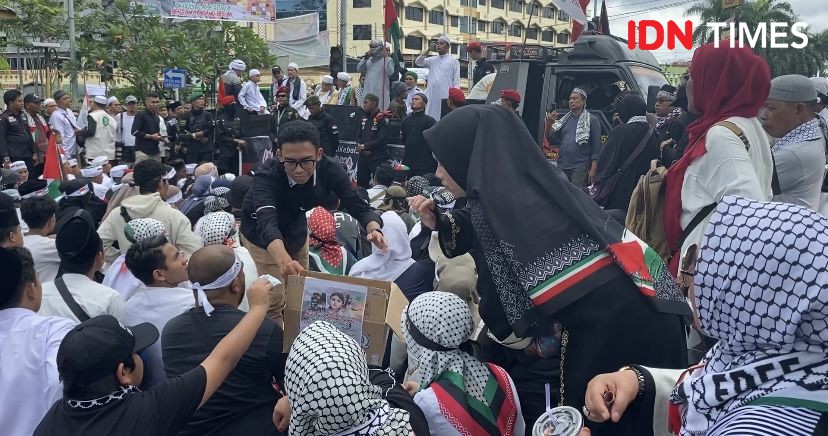 Ribuan Masyarakat Medan Gelar Aksi Bela Palestina