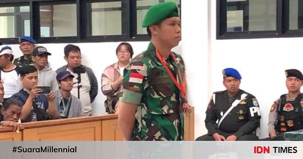 TNI Yang Bunuh Tunangannya Divonis Penjara Seumur Hidup