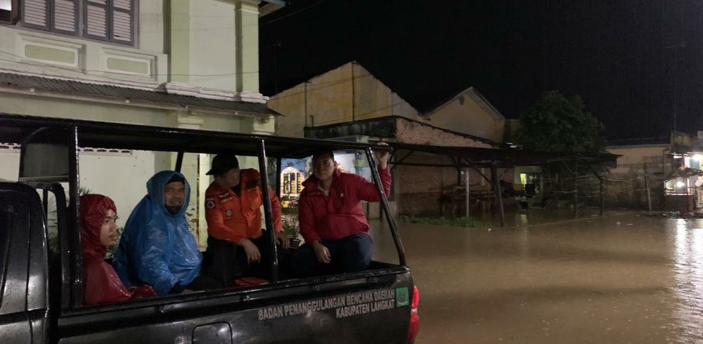 600 Rumah di Kuala Langkat Terendam Banjir Akibat Dua Sungai Meluap
