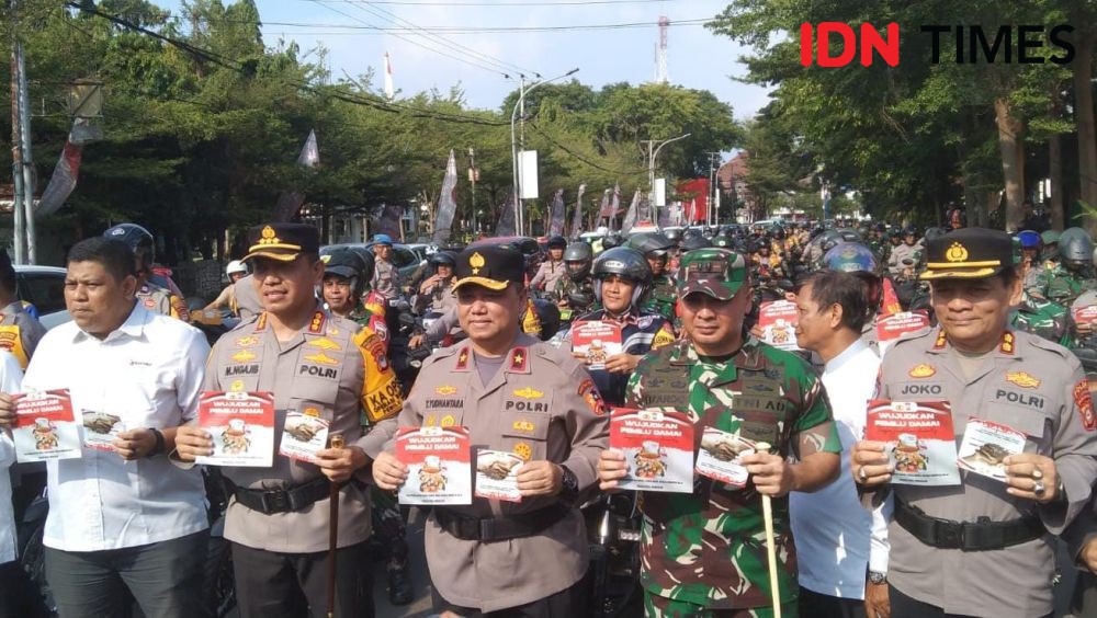 Pembagian 4000 Paket Sembako TNI-Polri di Masa Kampanye Pemilu Disorot