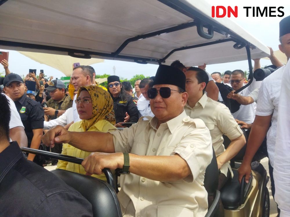 Kampanye di Lebak, Prabowo Minta Rakyat Bersyukur