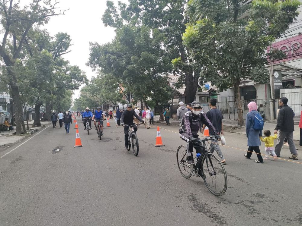 Warga Antusias Datangi Car Free Day Buahbatu Bandung