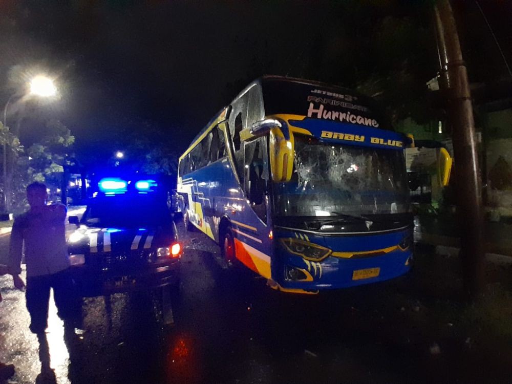 Suporter PSIS Semarang Jadi Tersangka Perusakan Bus Pendukung PSS Sleman
