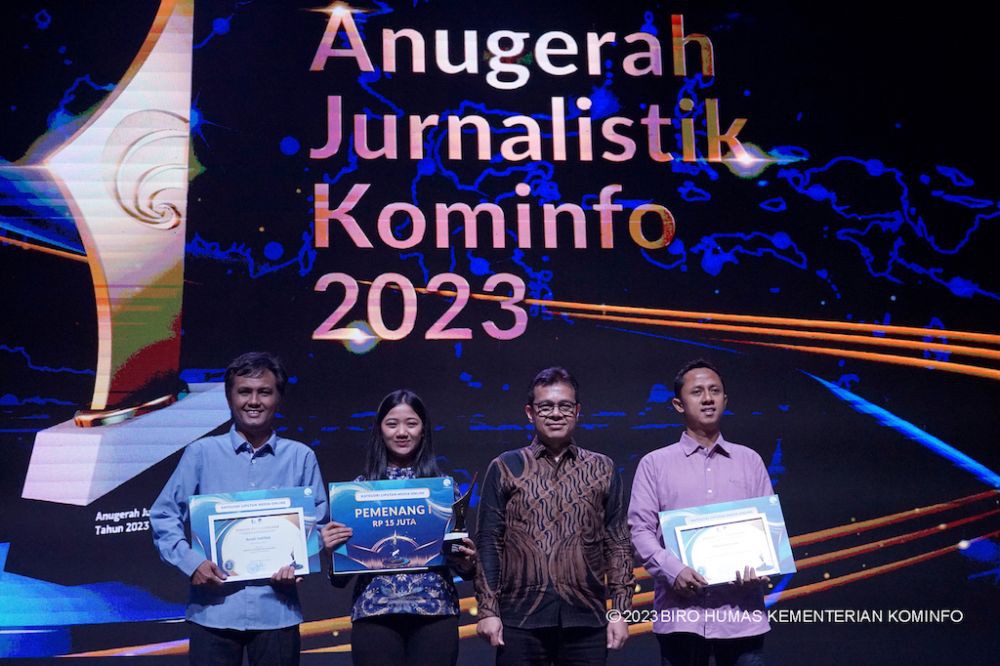 Jurnalis IDN Times Raih Anugerah Jurnalistik Kominfo 2023