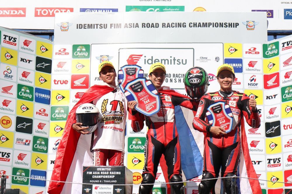 CBR250RR Bawa Rheza Juara AP250, Pembalap Astra Honda Rajai Balap Asia