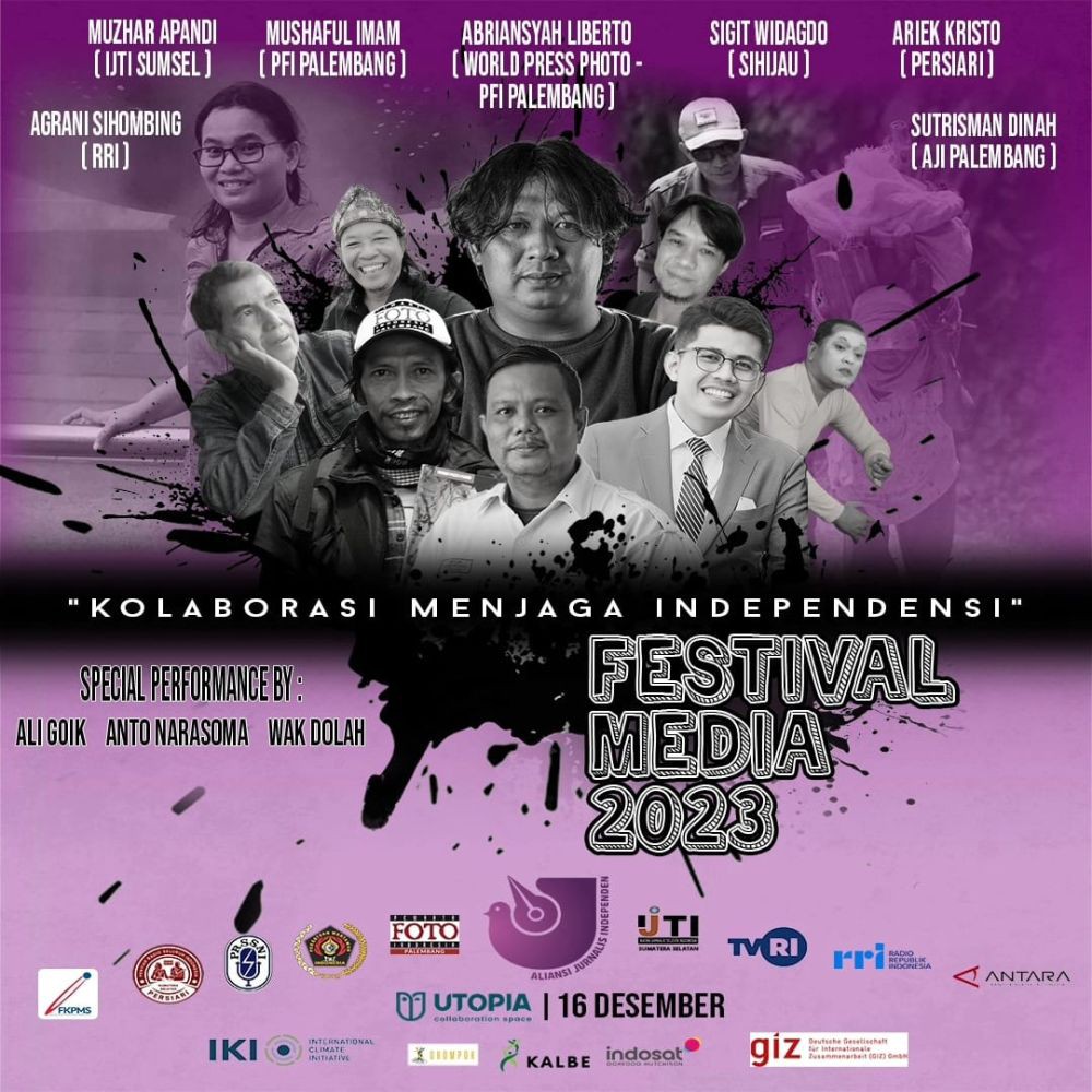 AJI Palembang  Gelar Festival Media Perkuat Hubungan Jurnalis Sumsel