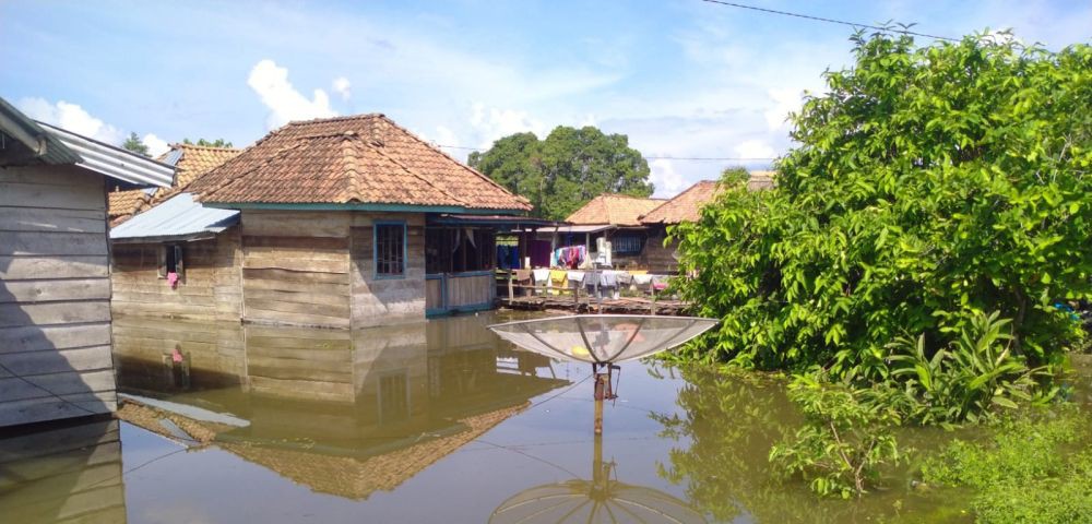 Sungai Komering Meluap, 93 KK Terdampak Banjir