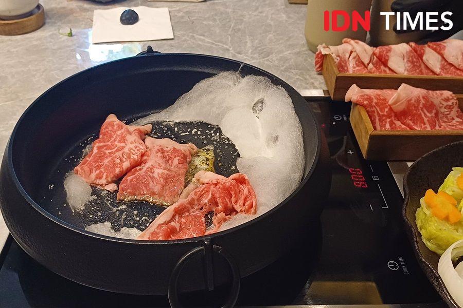 Sajian Unik di SHIKI, Restoran Sukiyaki Jepang ala Kansai