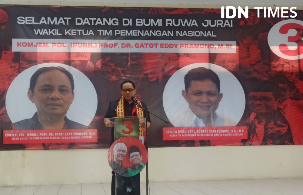 Dipimpin Eks Wakapolri, TPN Ganjar-Mahfud Konsolidasi ke Lampung