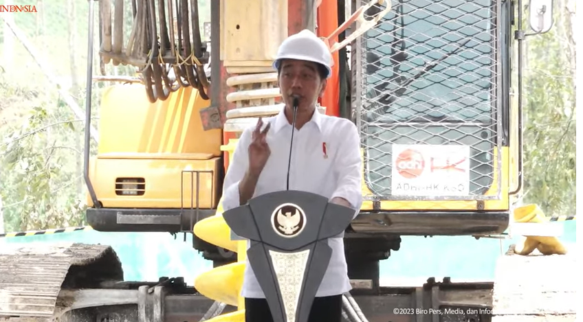 Jokowi Mulai Peletakan Batu Pertama Pembangunan RSUP di IKN