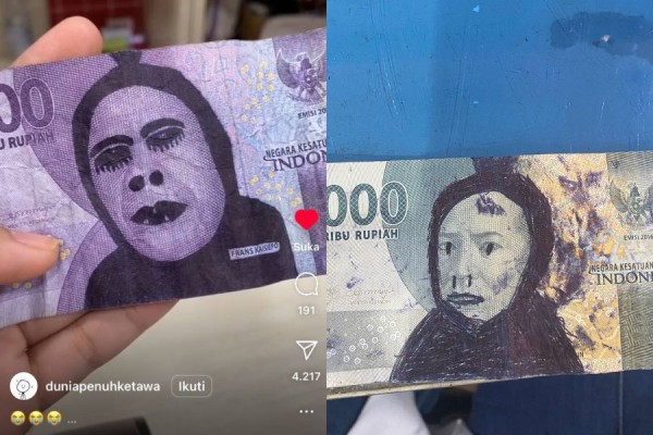 Viral Uang Dicoret Coret Dan Digambar Apakah Masih Berlaku