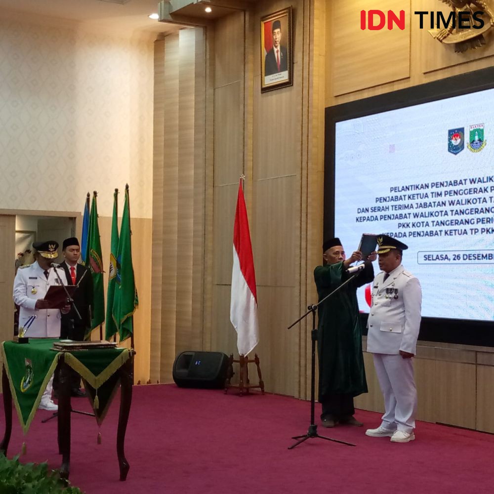 Nurdin Resmi Dilantik Menjadi Penjabat Wali Kota Tangerang 